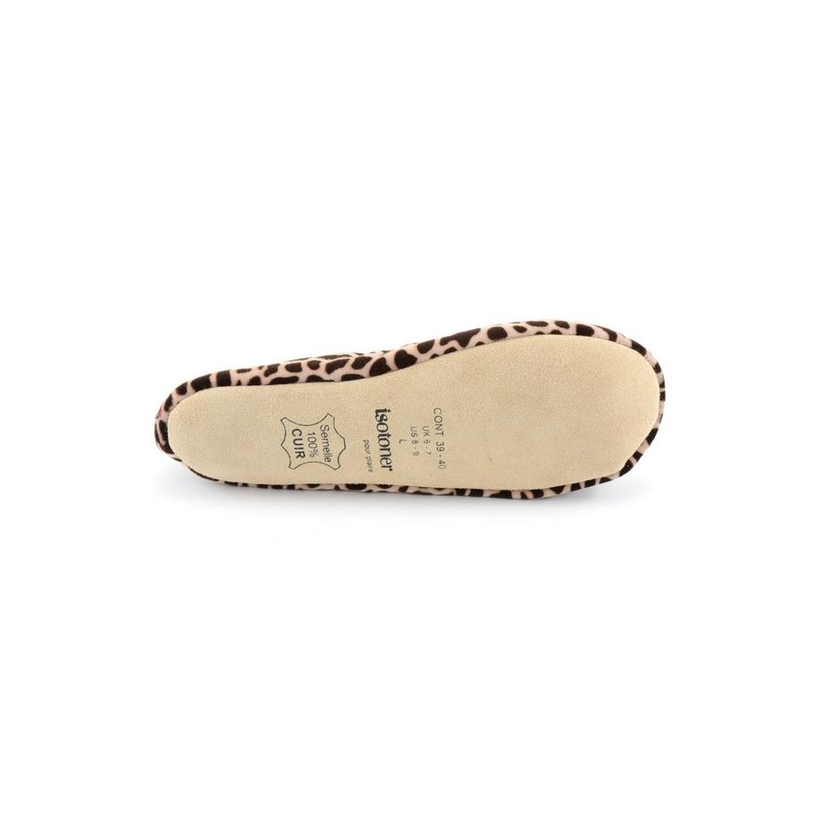 isotoner Girafe Ballerines Pantoufles  
