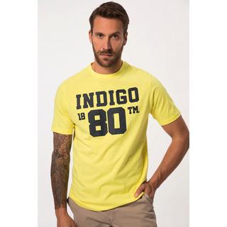 JP1880  T-shirt con mezze maniche, stampa sul petto e scollo a girocollo, fino alla tg. 8XL 