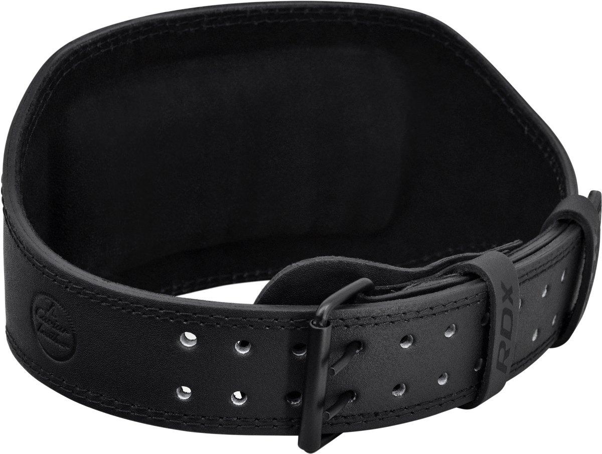 RDX SPORTS  RDX 6 Inch Ceinture de gymnastique et d'haltérophilie en cuir rembourré 