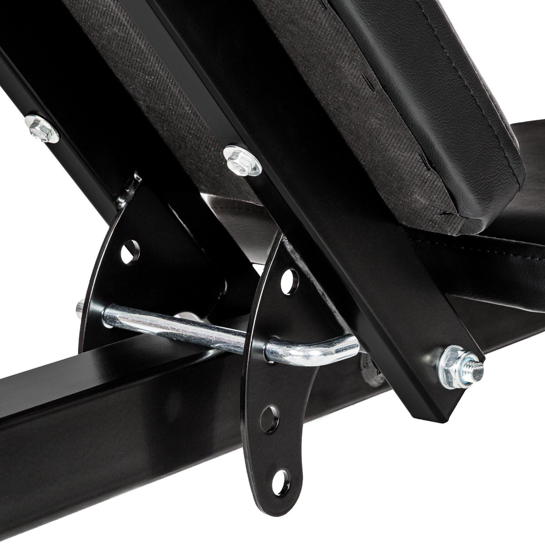 Tectake  Banc de Musculation, d'Haltérophilie en Acier 