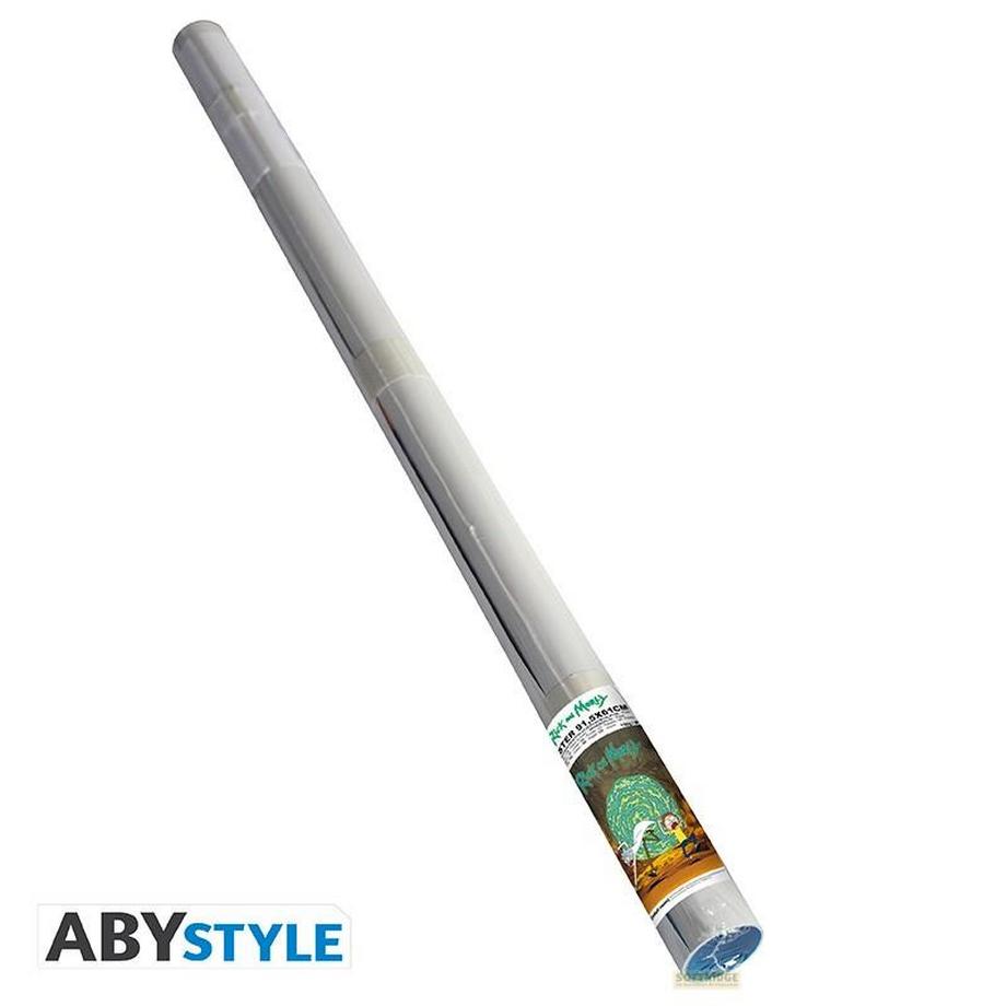 Abystyle Poster - Gerollt und mit Folie versehen - Rick & Morty - Portal  