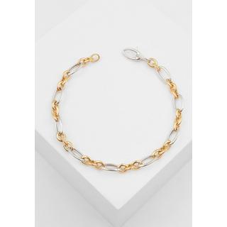 MUAU Schmuck  Bracelet Fantasie Bicolor Weiss-/Rotgold 750, 6.5mm, 19cm 