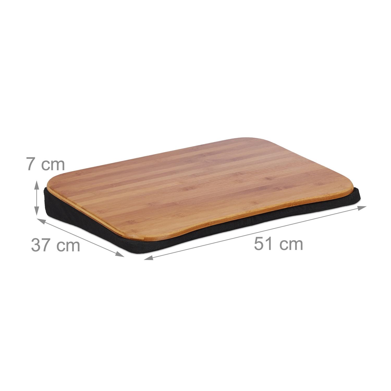 B2X  Coussin pour ordinateur portable en bambou 