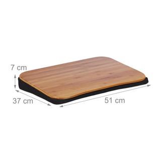 B2X  Coussin pour ordinateur portable en bambou 