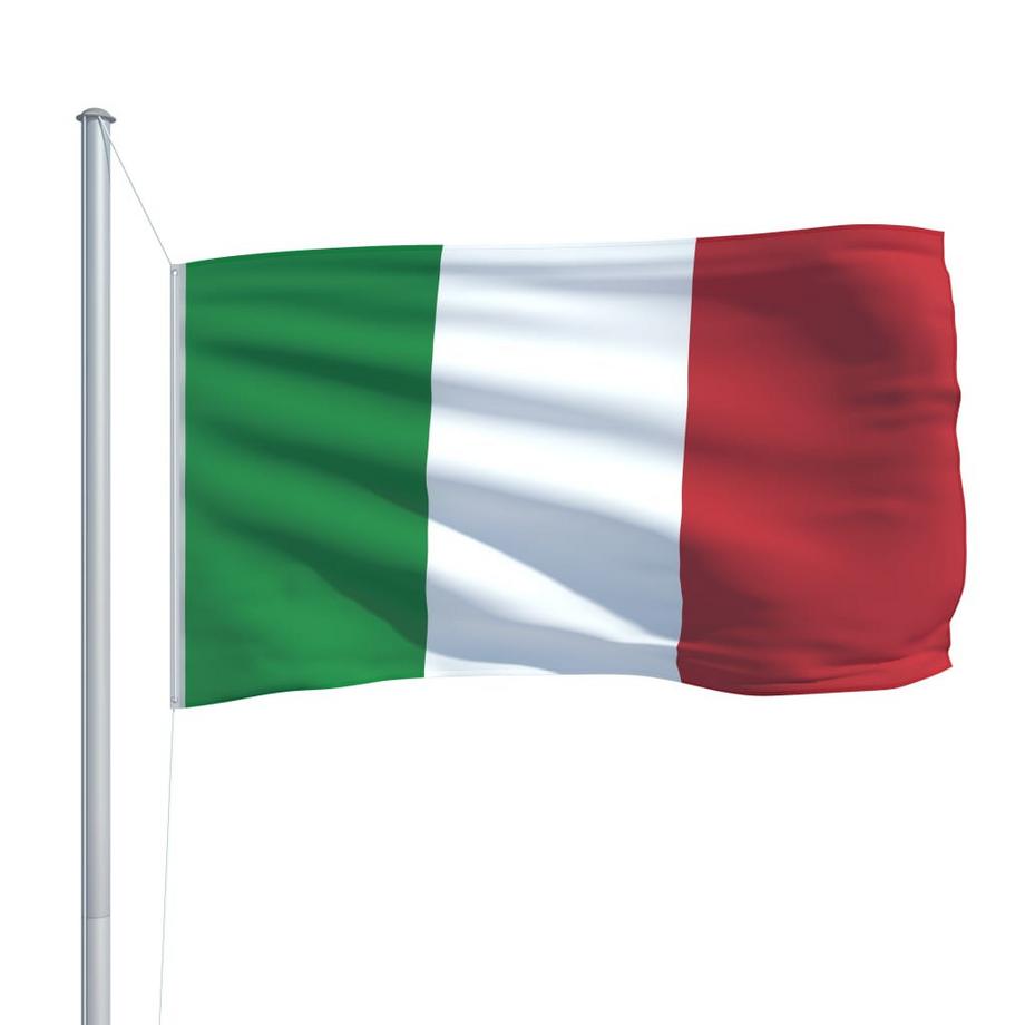 VidaXL Drapeau italie  