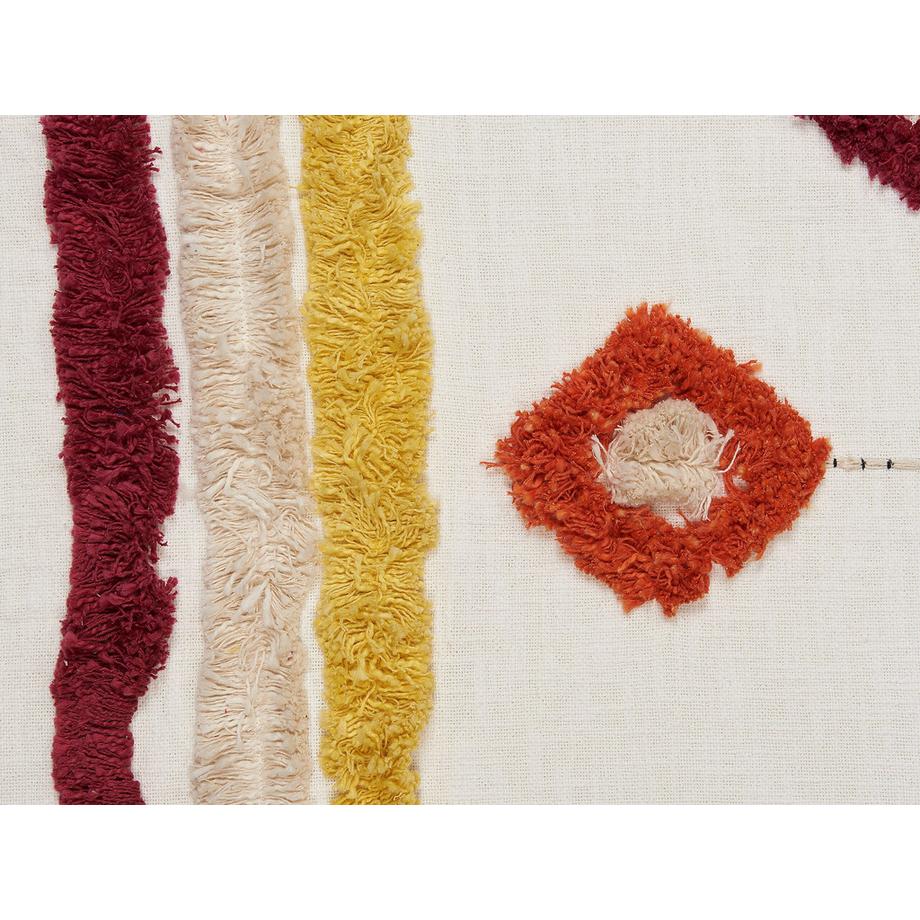 Beliani AMROHA Couverture Coton Boho  