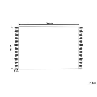 Beliani AMROHA Coperta Cotone Boho  