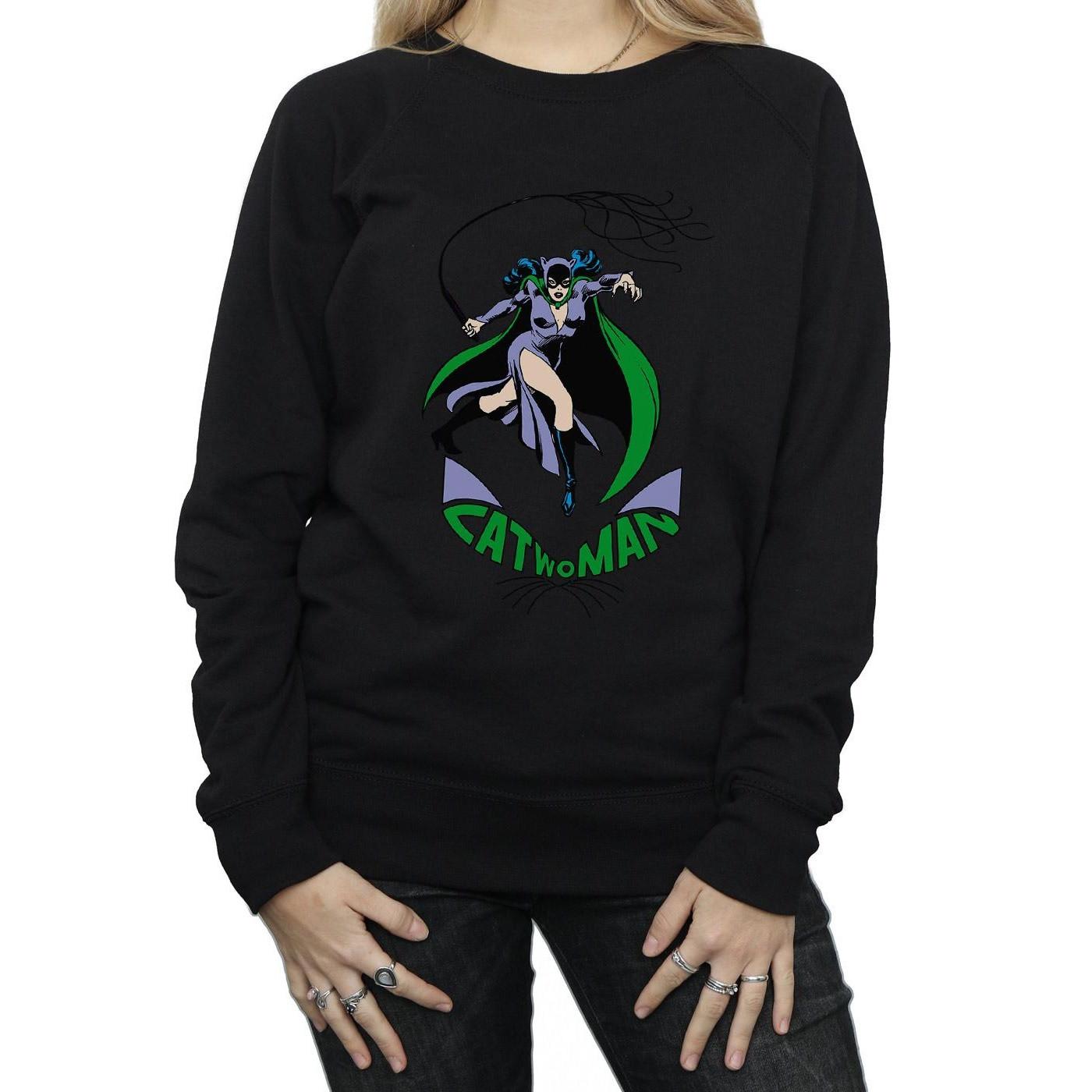 DC COMICS  Catwoman Whip Sweatshirt 