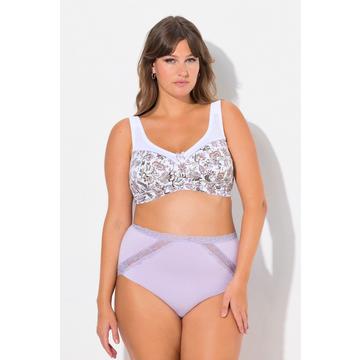 Soutien-gorge de maintien sans armatures, imprimé à fleurs - bonnet C-H