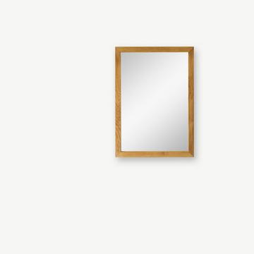Spiegel aus massivem Eichenholz 70x50 cm Serena
