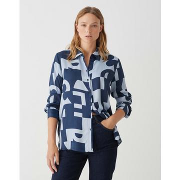 Chemisier à chemise Falkina bold coupe droite