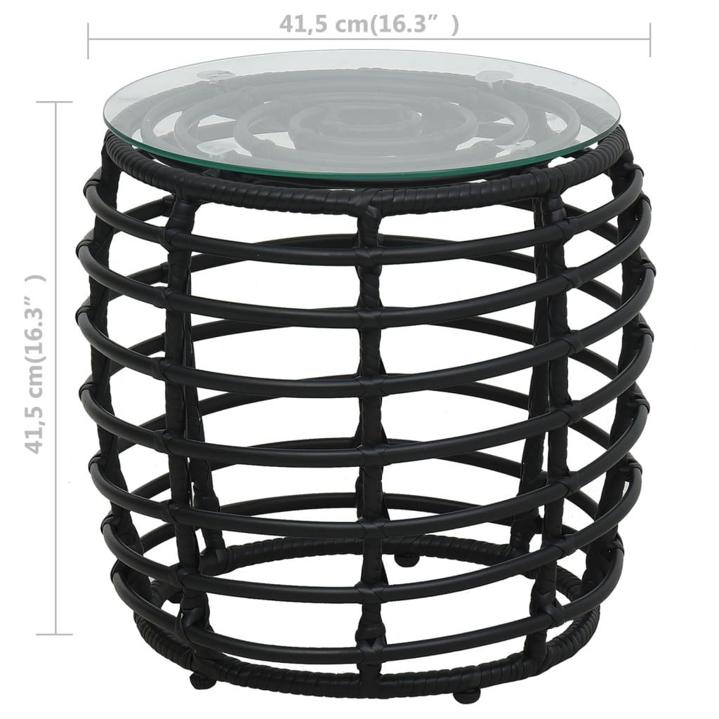 VidaXL Bistro-set poly-rattan  