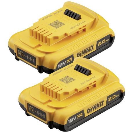 DeWALT  2er Akku-Set 18 Volt 2 Ah 