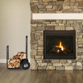 Northio Carretto di legno con ruote  