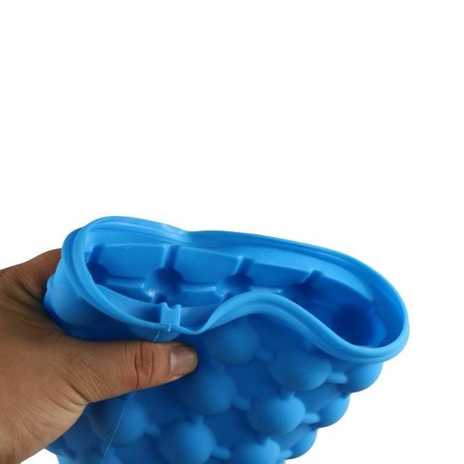 eStore Glacière / Seau à glace 40 cubes en silicone avec couvercle hermétique  