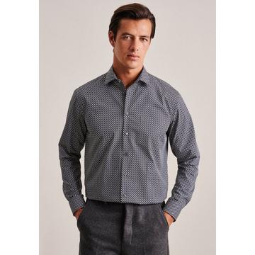 Chemise Business Regular Fit Manche longue Imprimé