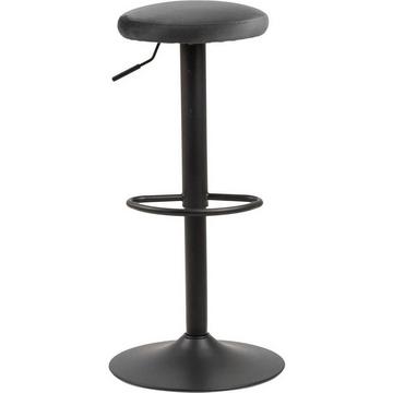 Tabouret de bar Clint gris foncé