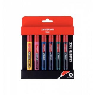 Amsterdam Marker Basicset (Sortiert, 6 Farben, 4 mm)  