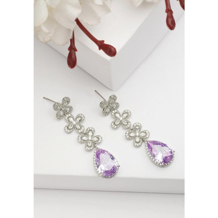 AVANT-GARDE PARIS  Diva Orecchini a Goccia Triplo Fiore 