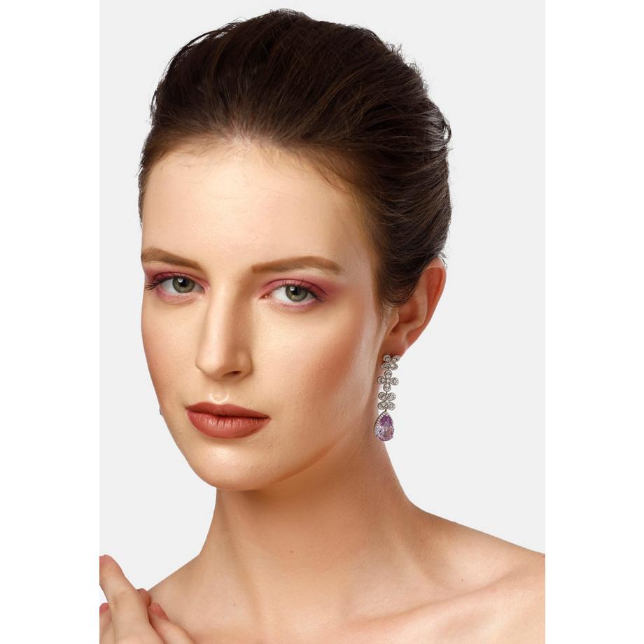 AVANT-GARDE PARIS  Diva Orecchini a Goccia Triplo Fiore 