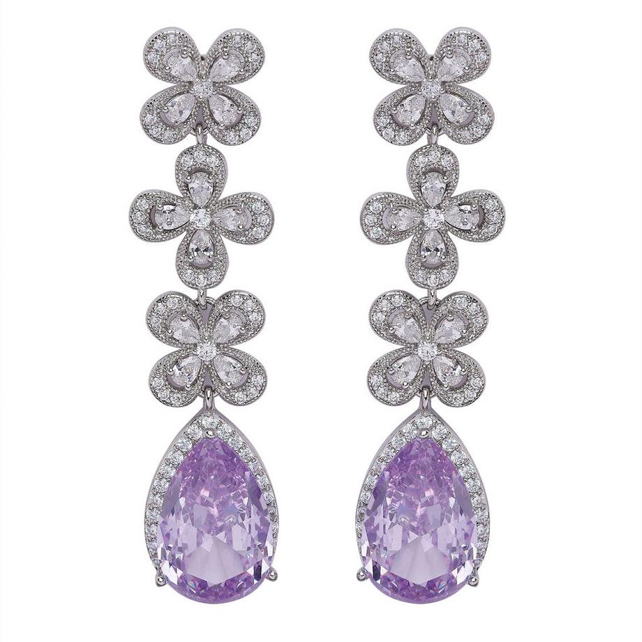 Diva Orecchini a Goccia Triplo Fiore