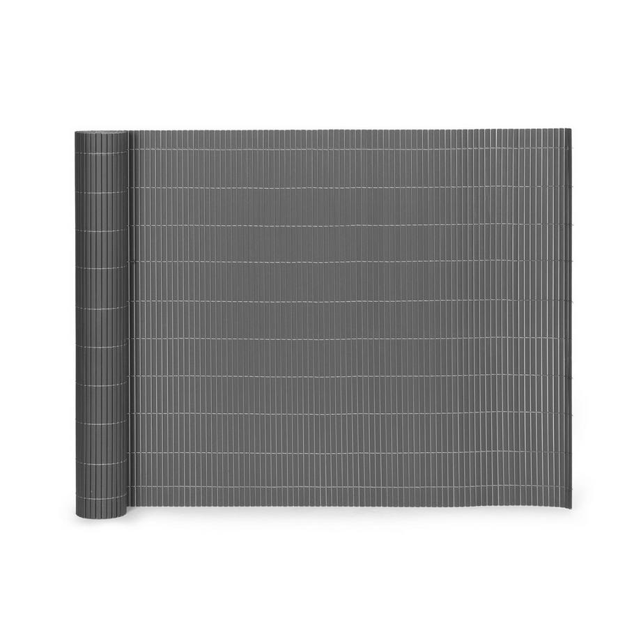 Northio Stuoia di bambù bifacciale per balcone, terrazza, recinzione antracite MultiGarden  