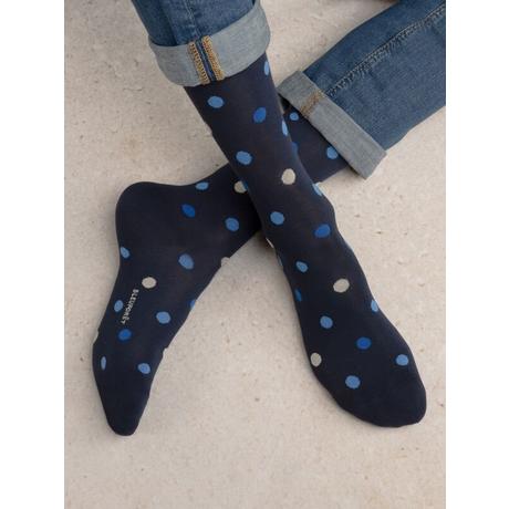 BLEU FORET  gepunktete Socken 