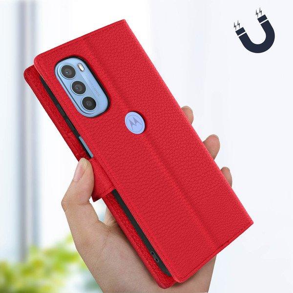 Avizar  Étui Motorola Moto G31 et G41 Rouge 