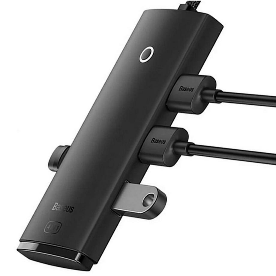Baseus  WKQX030301 Schnittstellen-Hub USB Typ-C Schwarz 
