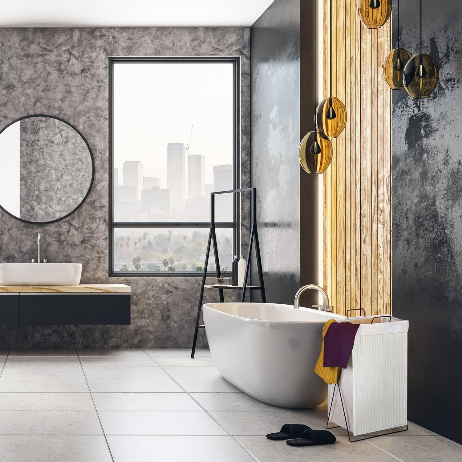 Northix Wäschekorb aus Bambus  