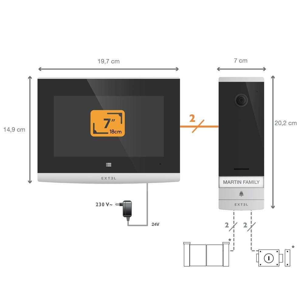 Extel  Türsprechanlage Video 