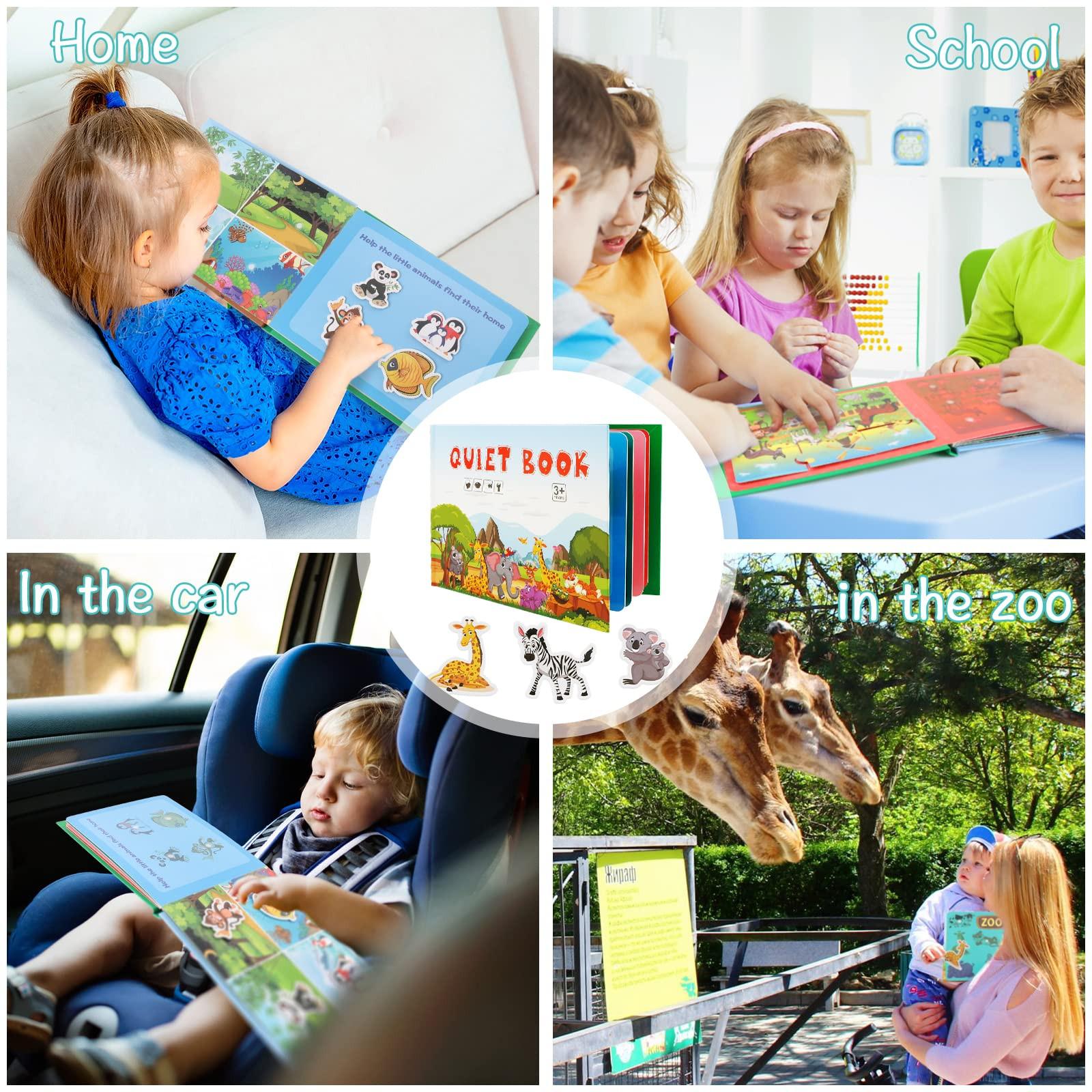 Activity-board  Livre silencieux, livre-jouet éducatif, livre silencieux pour les tout-petits, livre interactif, livre-jouet pour les tout-petits, livre-puzzle, jouet éducatif 