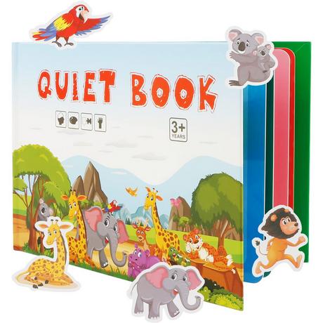 Activity-board  Livre silencieux, livre-jouet éducatif, livre silencieux pour les tout-petits, livre interactif, livre-jouet pour les tout-petits, livre-puzzle, jouet éducatif 