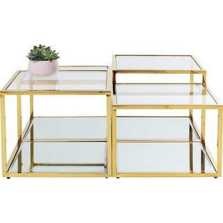 KARE Design Table basse Orion Gold lot de 4  