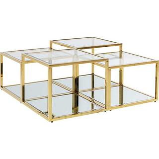 KARE Design Table basse Orion Gold lot de 4  