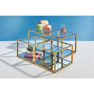 KARE Design Table basse Orion Gold lot de 4  