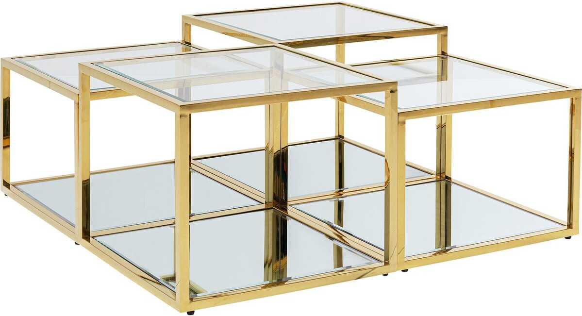 KARE Design Table basse Orion Gold 4er-Set  