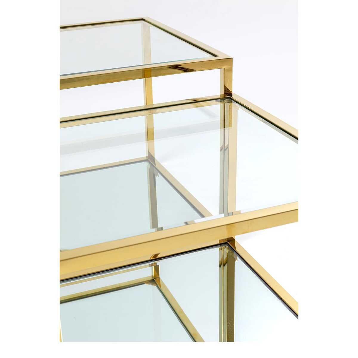 KARE Design Table basse Orion Gold 4er-Set  