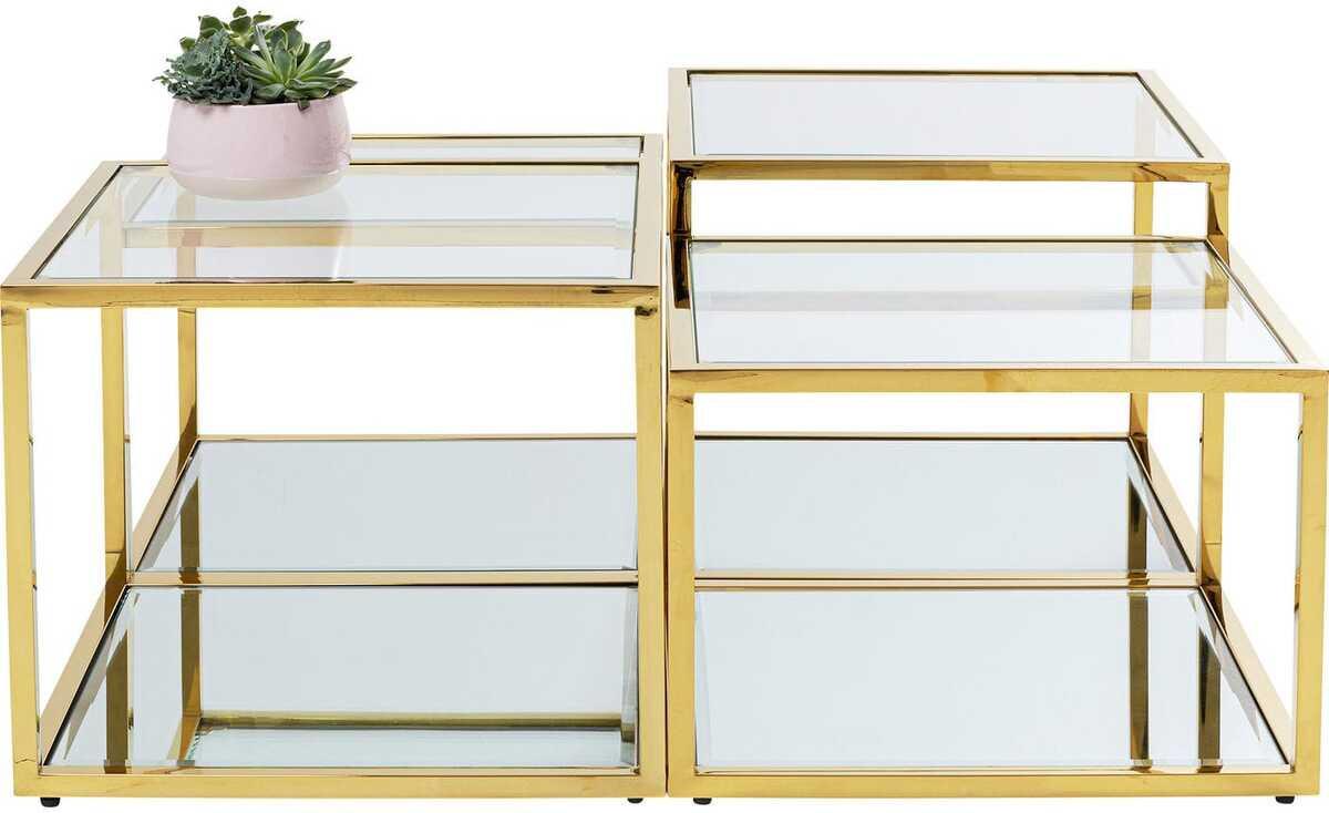 KARE Design Table basse Orion Gold 4er-Set  