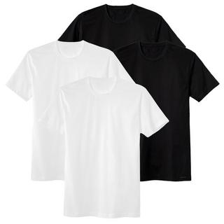 CALIDA T-shirt Homme Coupe Ajustée Col Rond Lot de 4  