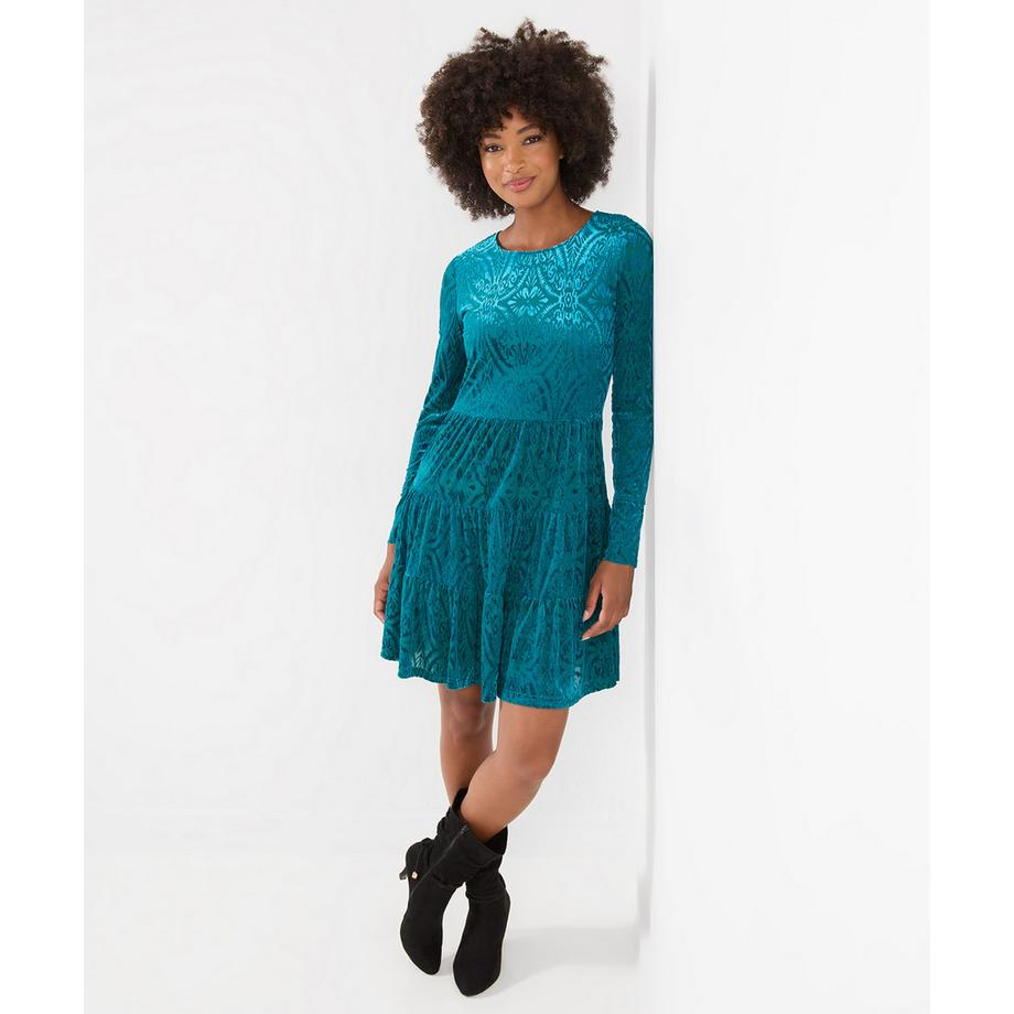 Joe Browns  Ravissante Robe Tunique en Velours Dévoré 
