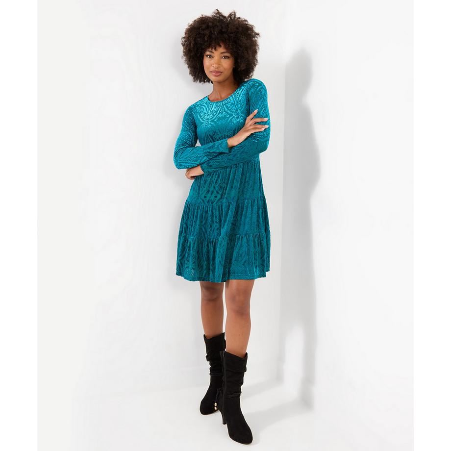 Joe Browns  Ravissante Robe Tunique en Velours Dévoré 