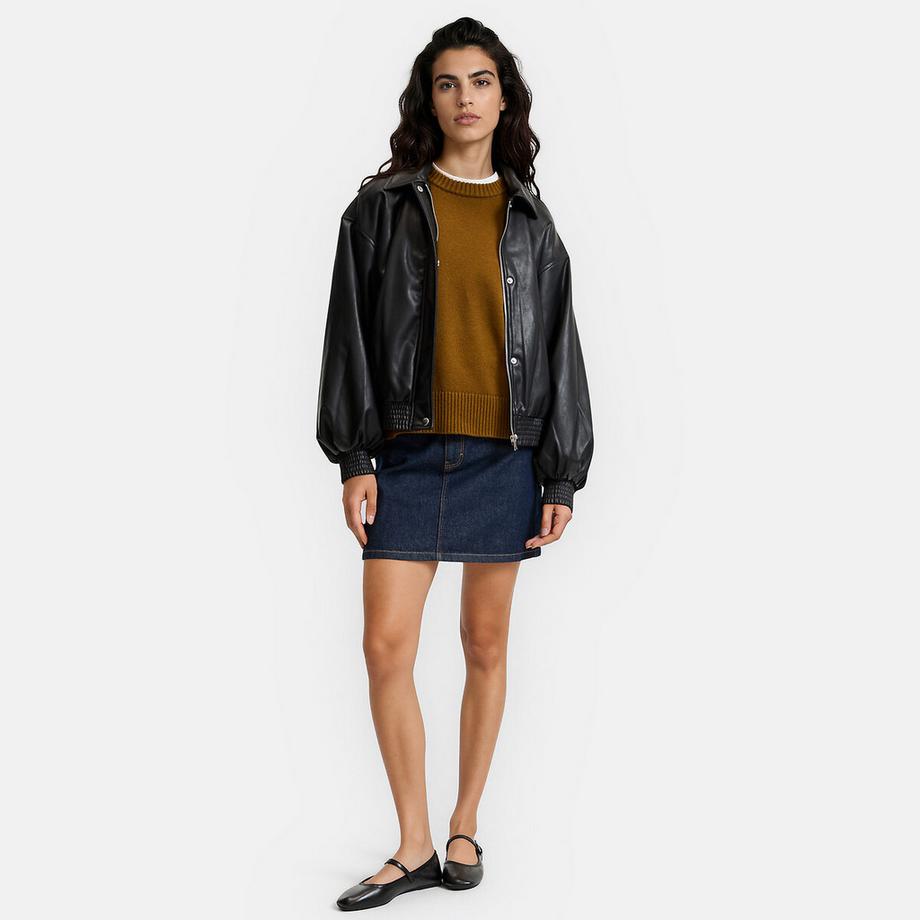 La Redoute Collections Giacca Corta in Similpelle  