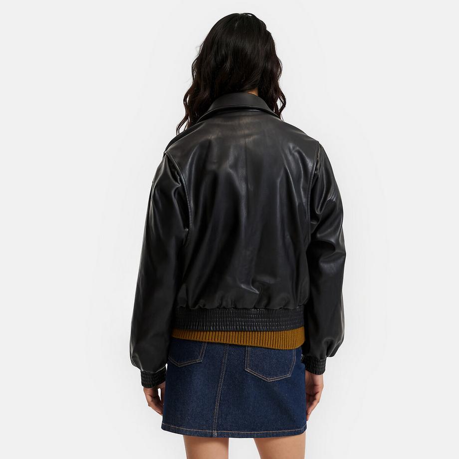 La Redoute Collections Giacca Corta in Similpelle  
