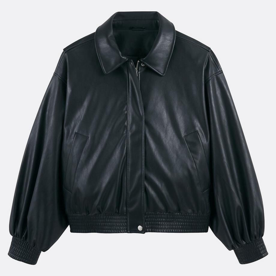 La Redoute Collections Giacca Corta in Similpelle  