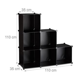 B2X Étagère à gradins 6 compartiments pour connexion  