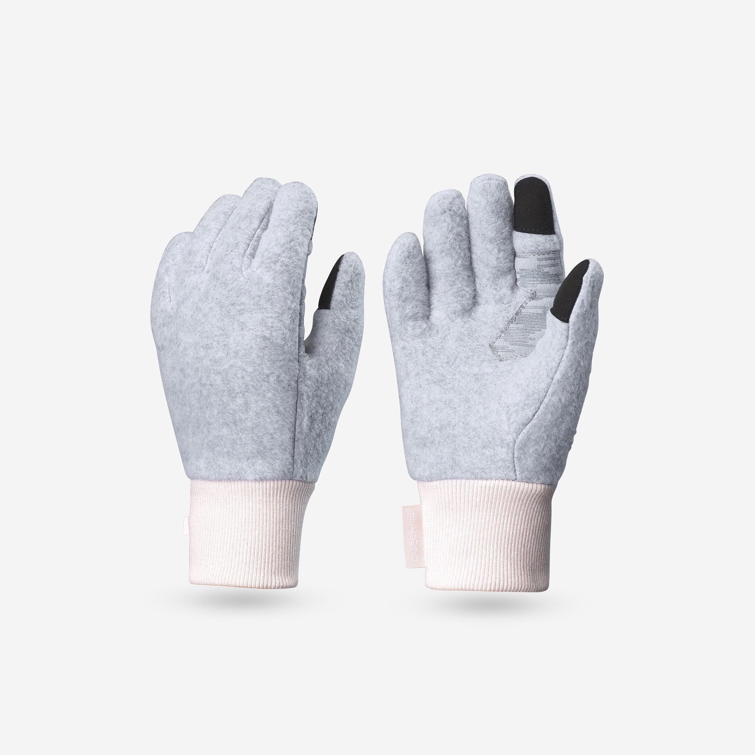 Softshell Handschuhe Kinder Stretch touchscreenfähig Winterwandern - SH500