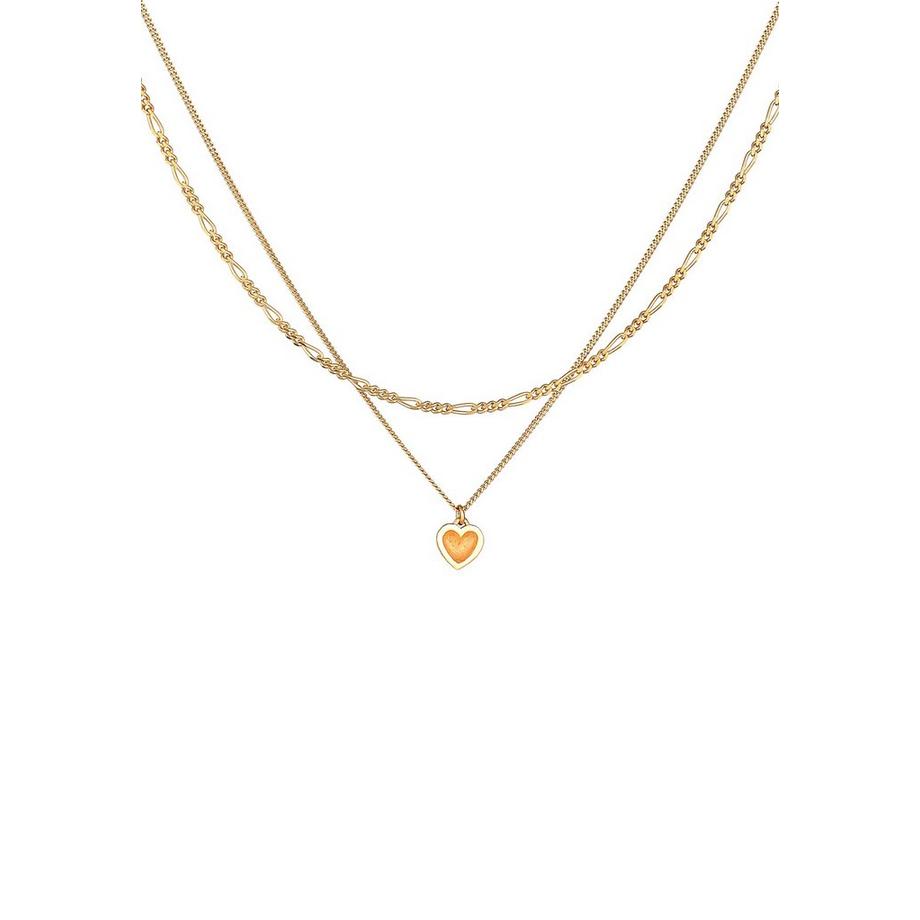 Elli  Collier Femmes Couches Pendentif Coeur Figaro 