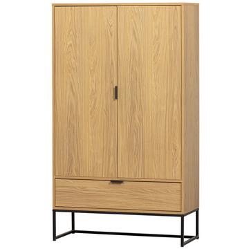 Armoire Silas décor chêne 85x149