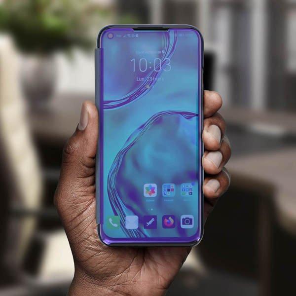 Avizar  Clear View Cover Huawei P40 Lite Blau 